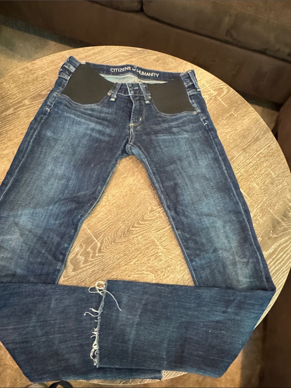 Citizens Of Humanity Men’s Slim Straight Indigo Blue Jeans